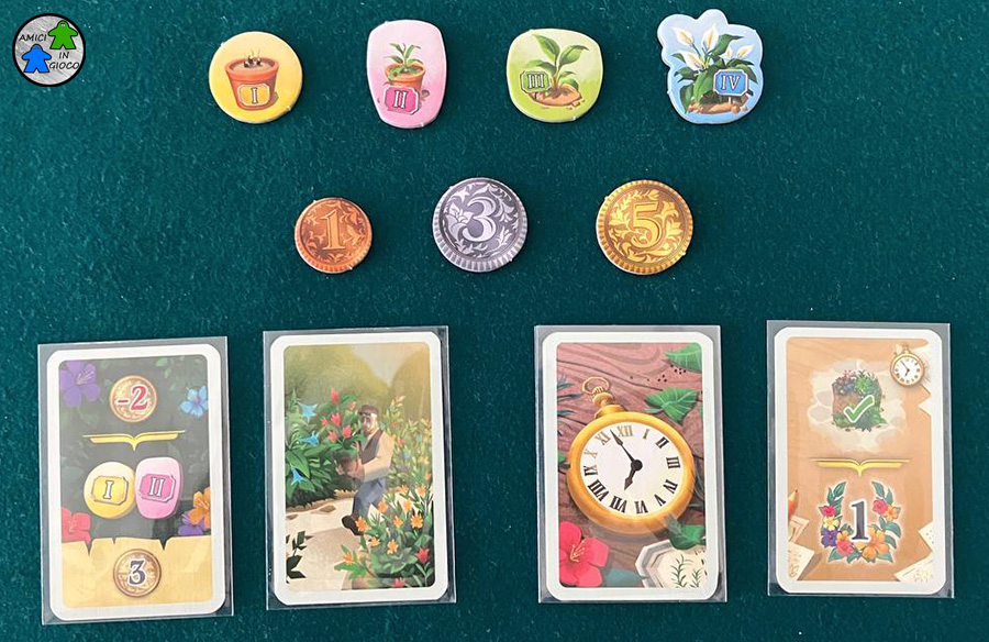 Botanicus - Carte e segnalini di gioco