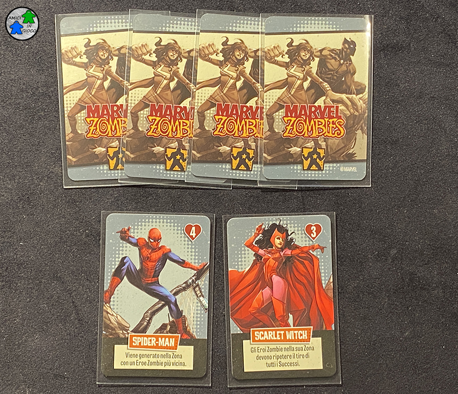 Marvel Zombies - Carte Supereroe