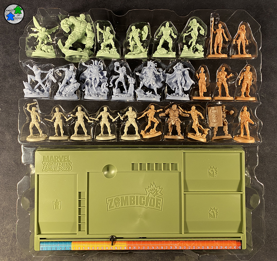 Marvel Zombies - Miniature e Plance gioco