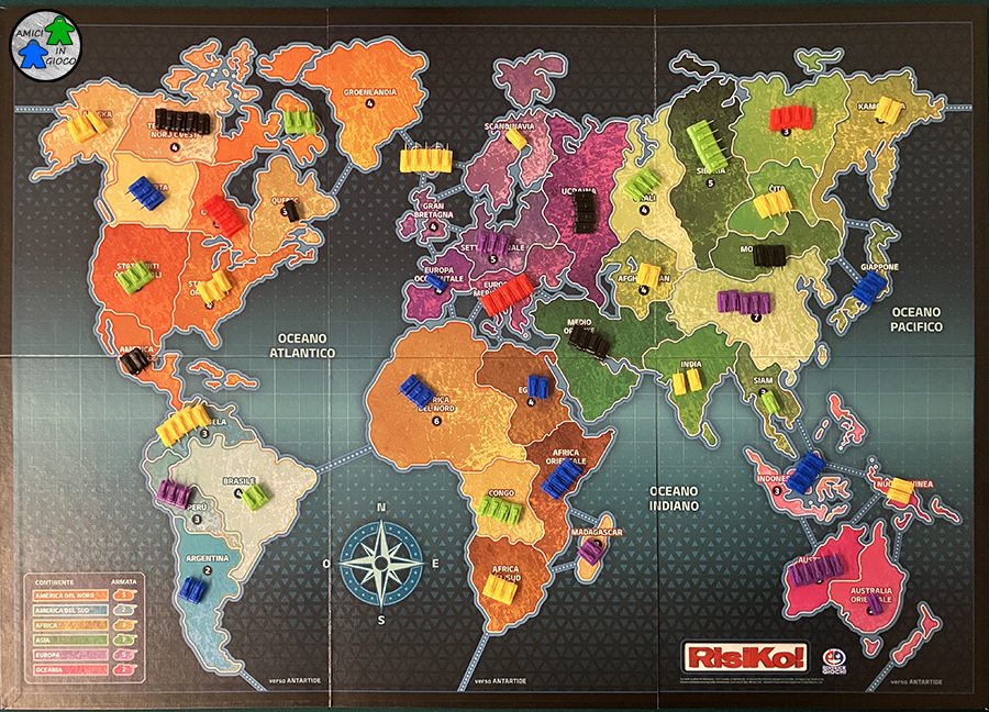 Risiko! Quarta Edizione - Plancia di gioco