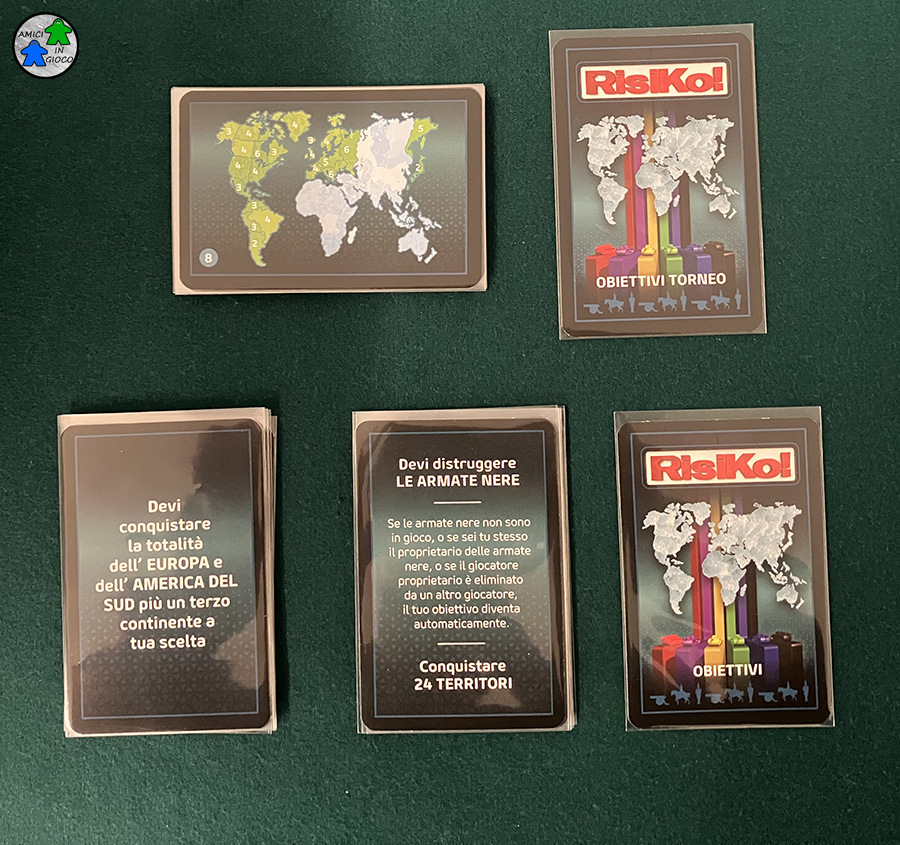 Risiko! Quarta Edizione - Carte Obiettivo