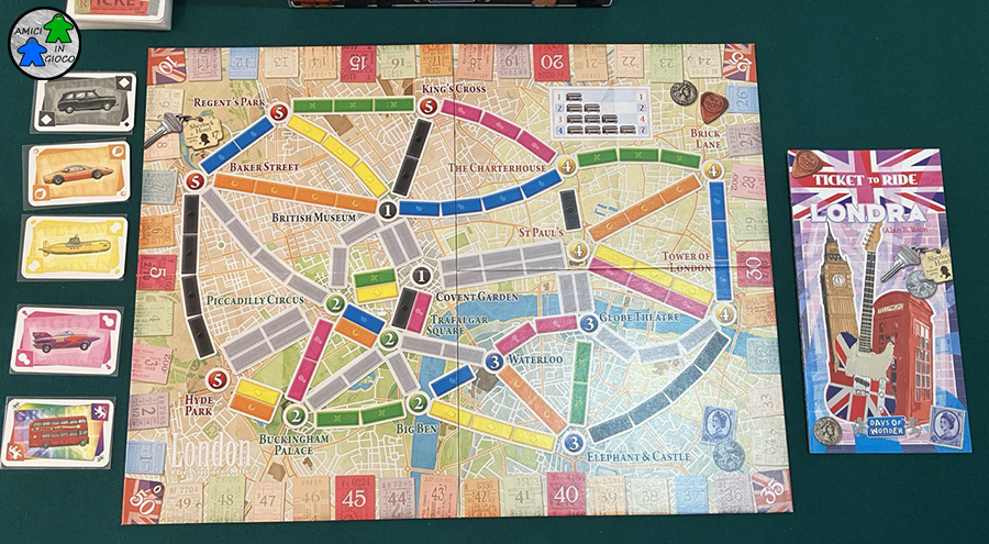Ticket to Ride - Londra - Plancia