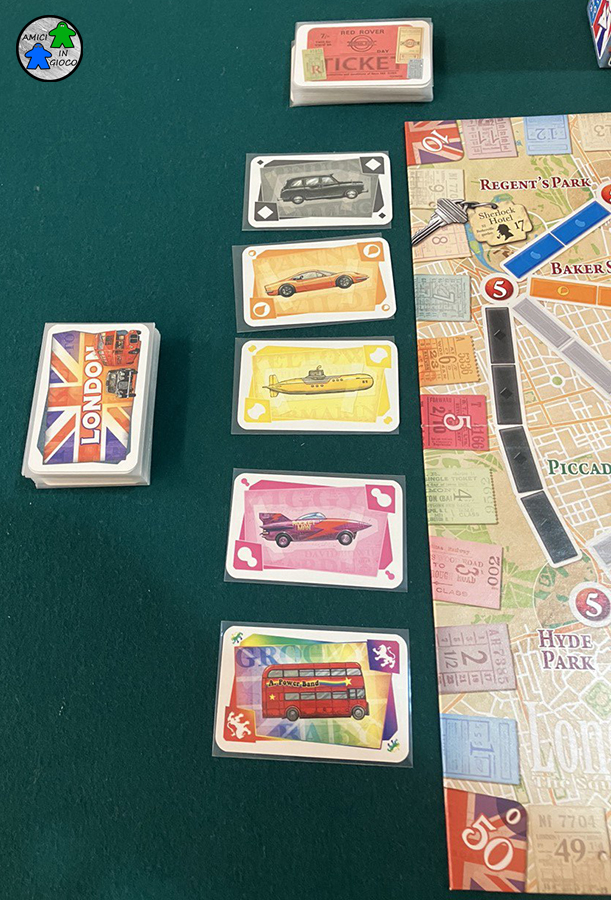 Ticket to Ride - Londra - Carte