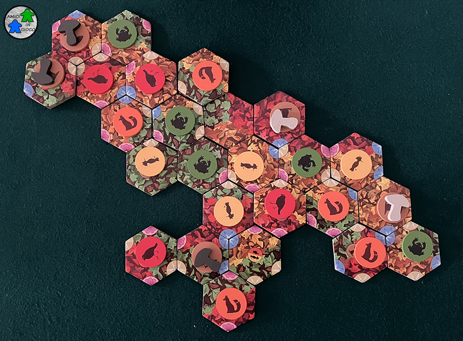 Fall - Tessere e Segnalini di gioco