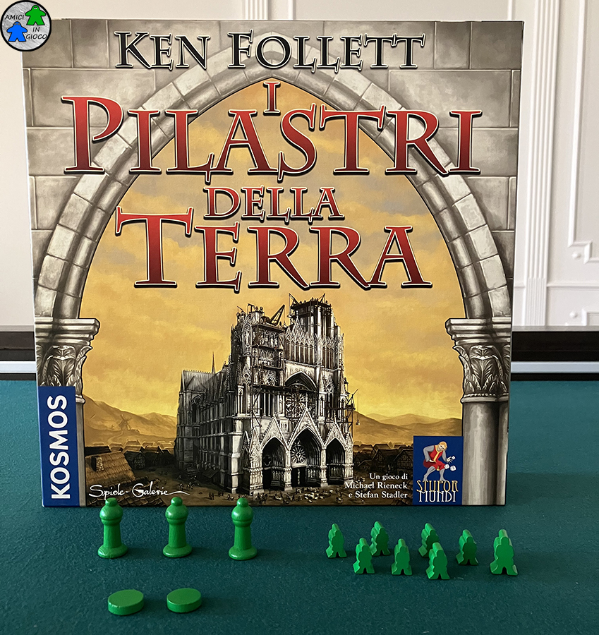 I Pilastri della Terra - Scatola & Meeple