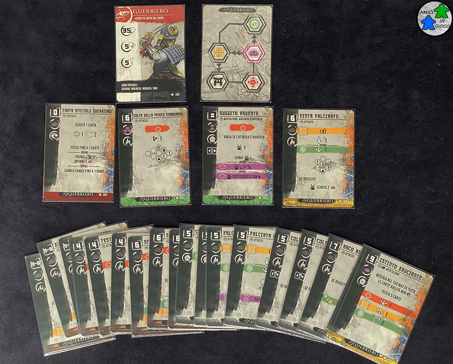 Senjutsu - Carte Abilità Personaggio