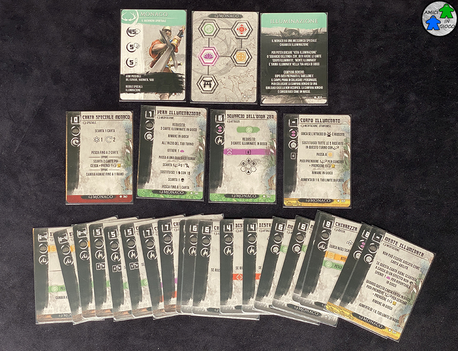 Senjutsu - Carte Abilità Personaggio