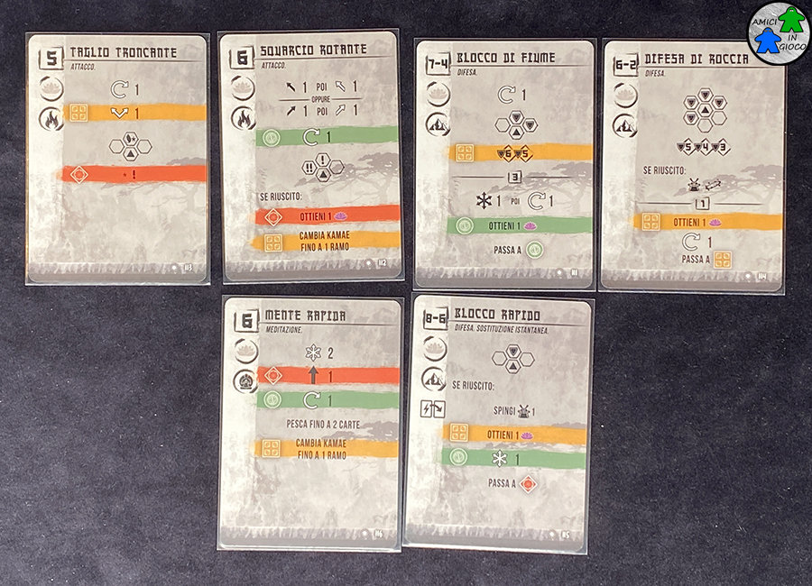 Senjutsu - Carte Abilità standard