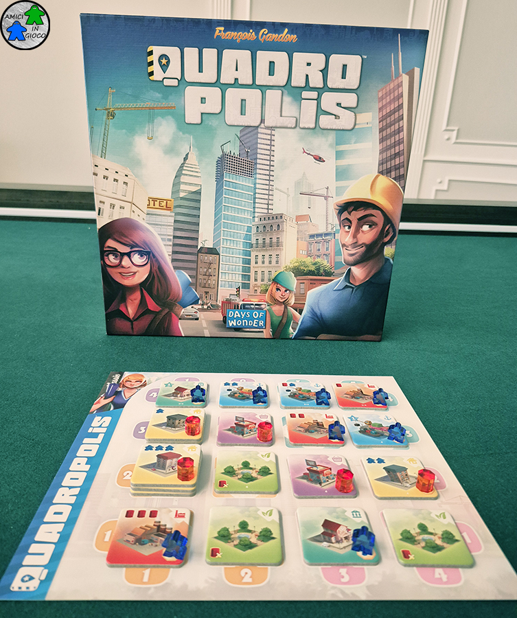Quadropolis - Scatola e Plancia Giocatore