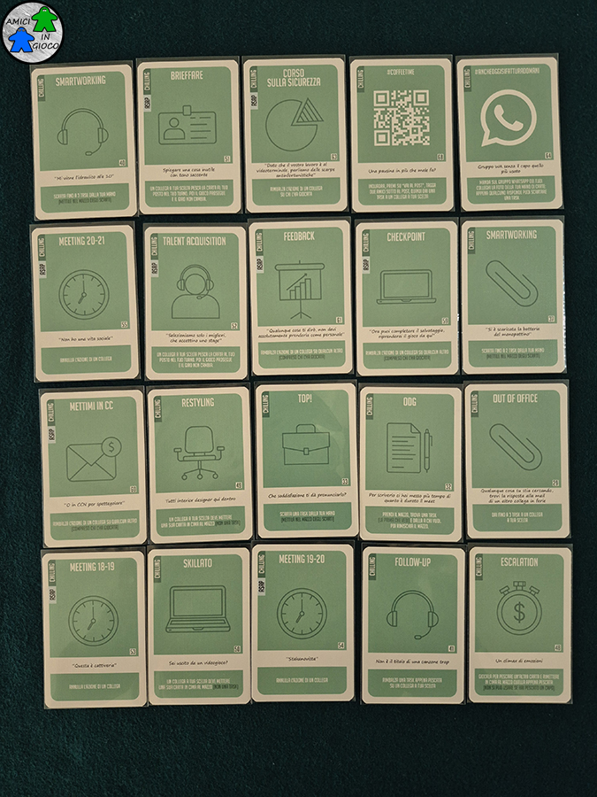 Fuga dall'Ufficio -Carte