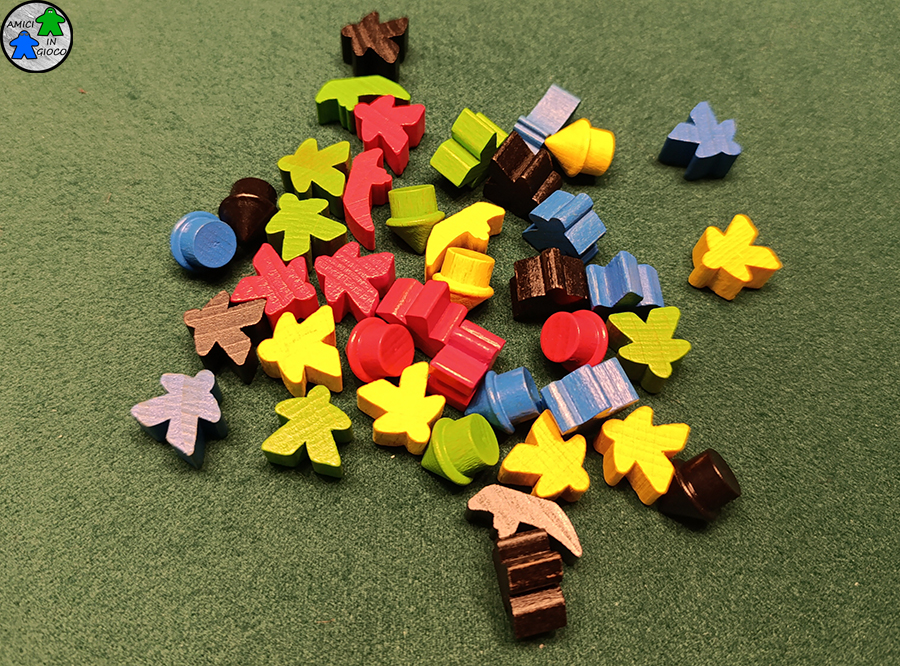 Carcassonne Rio delle Amazzoni - Meeple