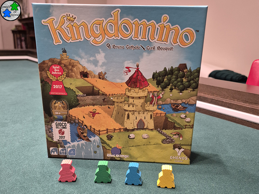 Kingdomino - Scatola e Meeple